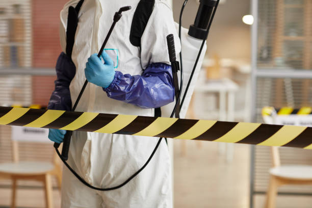 Professional Blood Cleanup technician working in Rutland, SD